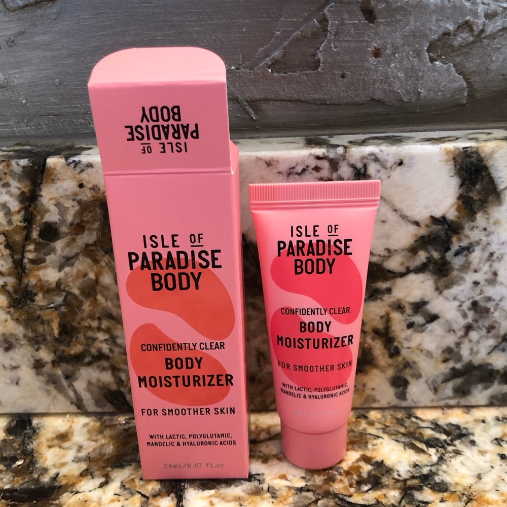 Isle of Paradise Confidently Clear Body Moisturizer Travel Size